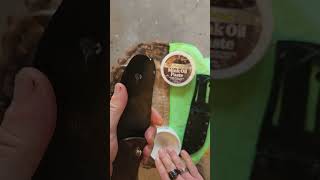 Reviving some old leather sheaths with mink oil kniferestoration leatherworking [upl. by Zeph8]