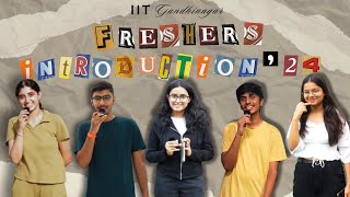 Freshers intro 24  IIT Gandhinagar  Vinteo [upl. by Nosnorb]