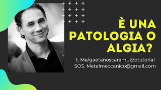 PATOLOGIA o ALGIA METASALUTE [upl. by Ymmas]