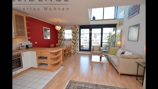 46003 Helle Maisonettewohnung mit Dachterrasse in Bockenheim CityWest [upl. by Bourne]