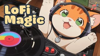 Cute LoFi Piano Vibes 🎹  1 Hour Relaxing Music for Study Chill amp Good Vibes  LoFi Bubbly Cat [upl. by Enelie]