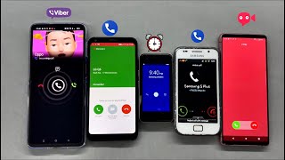 Viber JusTalk Incoming call Alarm Clock Samsung S24  S Plus  LG Q6 Plus  Oppo Flip  Sony Xp [upl. by Yaron]