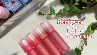 Review amp Swatch Peripera Over Blur Tint  2024 New  Son Peripera 2024 [upl. by Aikcir]