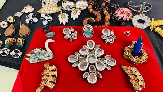 Amazing Jewelry Schreiner of New York Warner Weiss Garnet Antique Mall amp Pawn Shop Shopping [upl. by Aitsirk]