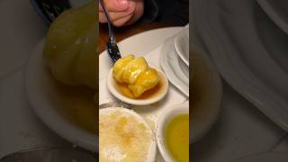 The POLENTA TORTELLINI with honey from Da Toscano NYC DEVOURPOWER [upl. by Pare]