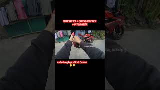 WRX GP K1  QUICH SHIFTER LAUCH CONTROL gsxr motovlog viralvideo [upl. by Renruojos]