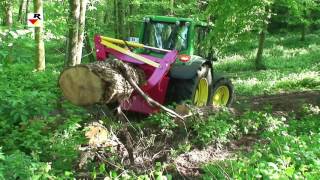 RABAUD  Pince de débardage sur tracteur [upl. by Bust995]