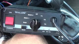 Whelen 295sl100 Siren Demo Part1 [upl. by Sivie]