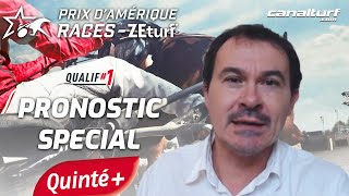 Pronostic Quinté spécial journée Prix dAmérique Races Zeturf Q1 du Dimanche 21 novembre 2021 [upl. by Natloz455]