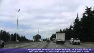 I5 North WA Seattle I405 South To WA 520 Exit 153 To Exit 168B [upl. by Autrey]