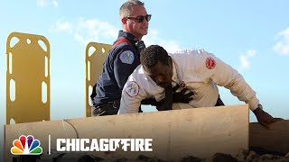 Boden and Squad 3 Rescue a Boy at the Beach  NBC’s Chicago Fire [upl. by Aicnelev941]