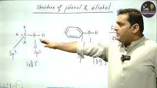 Phenols  Structure  Properties  Acidity  Preparation  Rxns  MDCAT Chemistry by Rajesh Jemlani [upl. by Ahel]