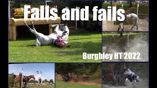 Burghley Horse Trials  Falls amp Fails 2022 [upl. by Ahcrop]