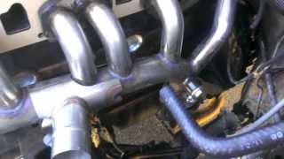 89 Cherokee New Exhaust Manifold Installation [upl. by Nirrak]