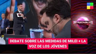 LAS MEDIDAS DE MILEI  LA VOZ DE LOS JÓVENES  Intratables  Programa completo 21082023 [upl. by Nawuj156]