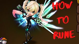 HOW TO RUNE LOREN summoners war [upl. by Aicnetroh]