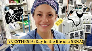 Day in the Life of a Student Registered Nurse Anesthetist SRNA [upl. by Anai]