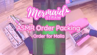 ASMR Order Packaging  Order for Malia [upl. by Eneloc]