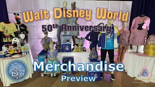 Walt Disney World 50th Anniversary Merchandise  Merchandise Preview  Disney Parks [upl. by Torras588]