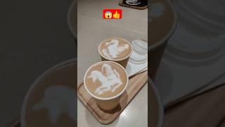 Coffee latte with art barista make [upl. by Annairol264]