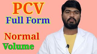 PCVTest packed cell volume and Normal Volumes [upl. by Dnalyaw]