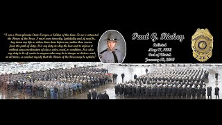 PA State Police Funeral Trooper Richey P2 [upl. by Nosnor270]