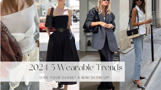 2024 Spring Summer Trends  Top 5 Wearable Styles For a Mini Closet Glow Up  FASHION OVER 40 [upl. by Neirb]