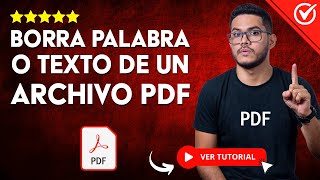 Cómo Borrar Palabras o Textos de un ARCHIVO PDF  ✏️​ Las Mejores Aplicaciones ✏️​ [upl. by Tibold882]