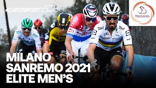 MilanSan Remo 2021 Highlights  Cycling  Eurosport [upl. by Euqinahs]