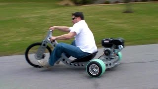 Drift Trike Industrial Custom Motorized Drift Trike [upl. by Reham]