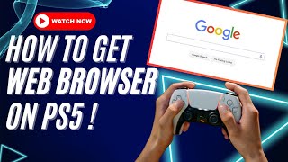 How To Get PS5 Web Browser [upl. by Kos715]