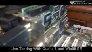 Quake 3 Repaired Voodoo 2 3Dfx PowerColor EvilKing 12MB [upl. by Tiga]