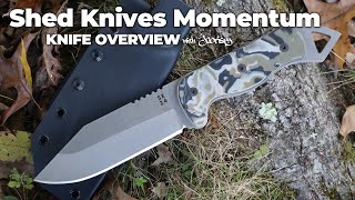 Shed Knives Momentum Fixed Blade Knife  5Minute Review  Atlantic Knife [upl. by Eboj]