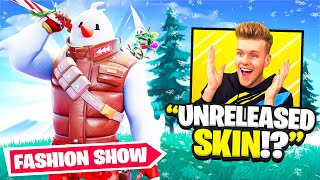 I STREAM SNIPED FASHION SHOWS WITH AN UNRELEASED SKIN SNOWMANDO [upl. by Hcurab]