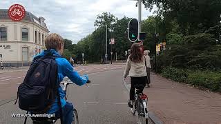 Bicycle ride around Utrechts reconstructed canal ring [upl. by Cleaves]