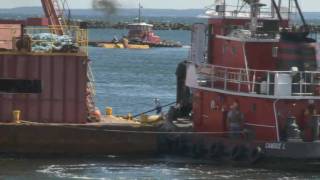 Newburyport Ma dredging by Great Lakes Dredge and Dock Company [upl. by Eerrehc]