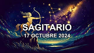 Horóscopo de hoy ♐︎ SAGITARIO  17 Octubre 2024 sagitariohoroscopo [upl. by Masha542]