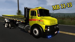 ACELERANDO AO MÁXIMO MB 1113 ANTIGO NO ESTILO JOVEM MOD FREE ETS 2 150 [upl. by Lehplar]