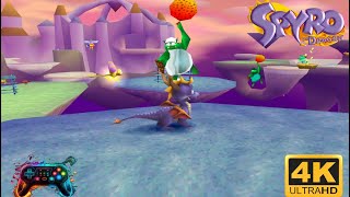 Spyro the Dragon PS1 Randomizer Lofty Castle 4K [upl. by Naesyar]