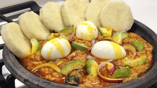 How To Make The Authentic Ghanaian Garden Egg Abomu Recipe  Cooking The Most Delicious Local Stew😋 [upl. by Arde]