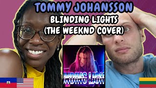 REACTION TO TOMMY JOHANSSON  Blinding Lights The Weeknd  Metal Version  FIRST TIME HEARING [upl. by Orlina]