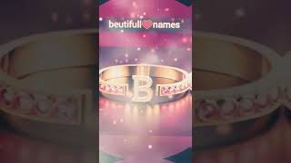 New bracelet Name lette👌💕 whatsappstatus loveletter nameartshortfeed 1millionviews🎯🙏subscribe [upl. by Eet864]