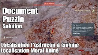 Assassins Creed Odyssey  Document  Moral Veiné  Localisation amp Solution [upl. by Tawnya290]