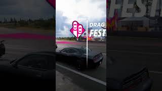 Dodge DEMON VS Hennessey EXORCIST Camaro DRAG RACE shorts Forza Horizon 5 [upl. by Poliard]