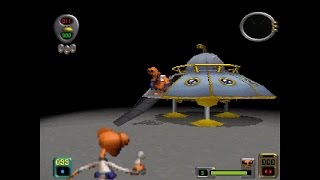 Attack of the Saucerman  PS1 Gameplay [upl. by Aihtnyc]