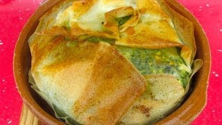 RECETA DE TORTA DE ESPINACAS Y QUESO FETA [upl. by Ardle]