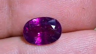 Natural pink Sapphire  Cut natural sapphire  How to Identify Natural Sapphire [upl. by Hut]