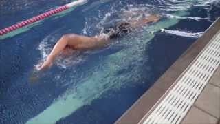 Front Crawl Tumble Turn Approach [upl. by Adiaj]