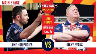 2024 Ladbrokes UK Open Semi Final Luke Humphries vs Ricky Evans [upl. by Iramaj]