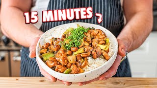 The 15 Minute Cashew Chicken At Home [upl. by Atsahs]